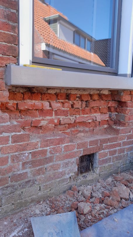 Metselwerk vervangen door Terpstra Gevelrenovatie
