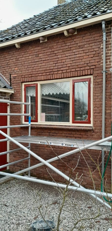 Patineren: het kunstmatig inkleuren van gevelstenen